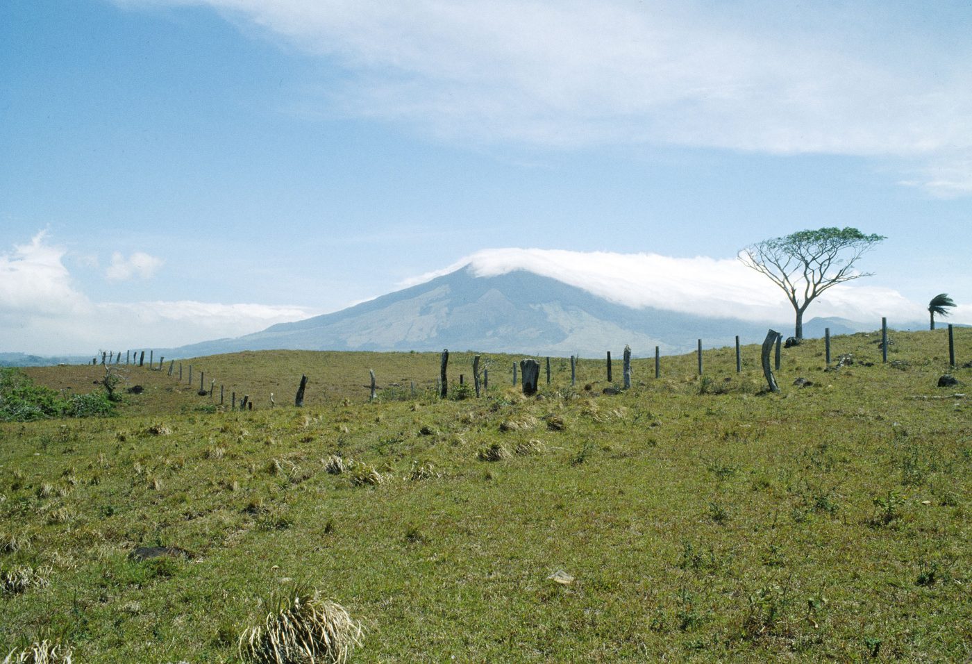 A view of the volcanic mountain Miravalles in Costa Rica. The Institute Costarricense de Electricidad is constructing a geo-thermal plant at La Fortuna, near Miravalles, to harness geothermal energy to produce electricity.